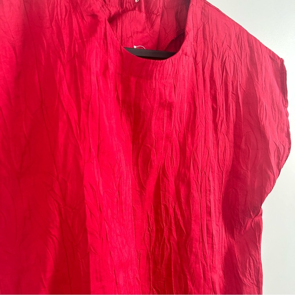 🎉2 for $15🎉 Vintage Oversized Short-sleeve Blouse - Picture 2 of 5